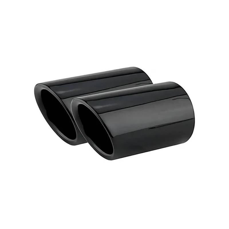 Abgasrohrleitungen 2 Stück Autoauspuffrohr Edelstahl Schalldämpferspitze Für Q7 TDI Für Quattro 2006 2007 2008 2009 2010 2011 2012 2013 Autoschalldämpfer(95mm Silver) von CAVINBDZ