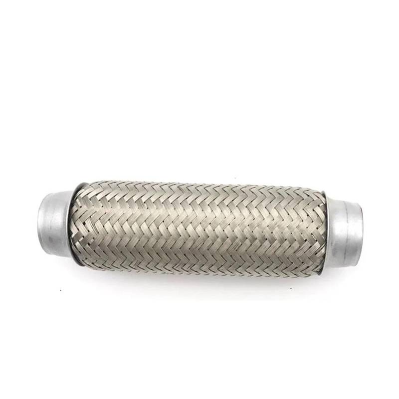 Abgasrohrleitungen 51mm/2 Zoll Auto-Auspuff-Flexrohr Doppelt Geflochtenes Flex-Verbindungsrohr Schweiß-Flexrohr Für Schalldämpfer Autoschalldämpfer(51MM-208MM) von CAVINBDZ