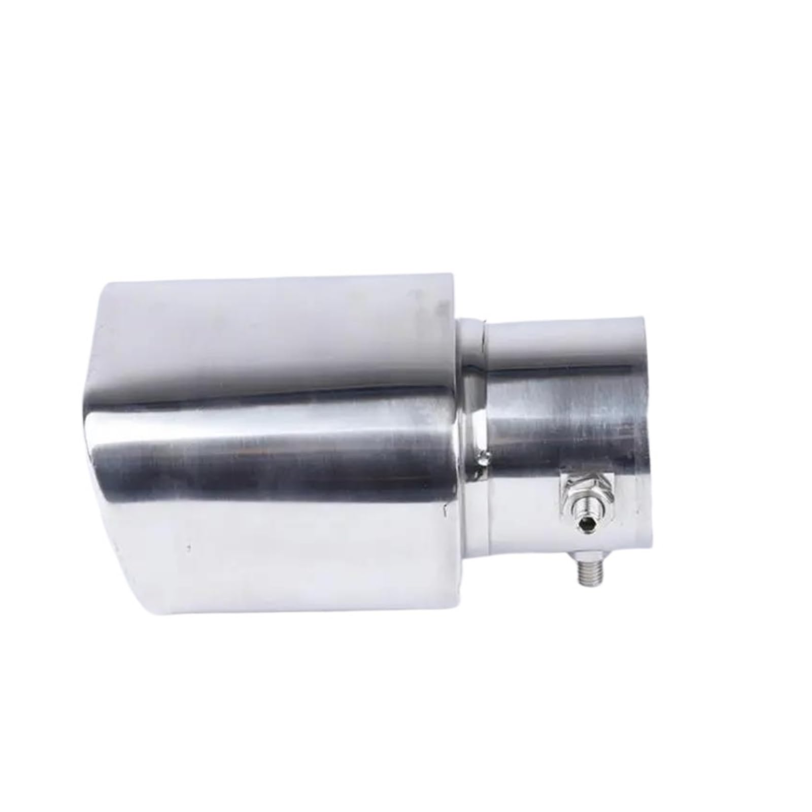 Abgasrohrleitungen 63mm Erselle Quadratische Auspuffblende Aus Edelstahl Für Den Hinteren Auspuff Autoschalldämpfer(Silver Bend) von CAVINBDZ