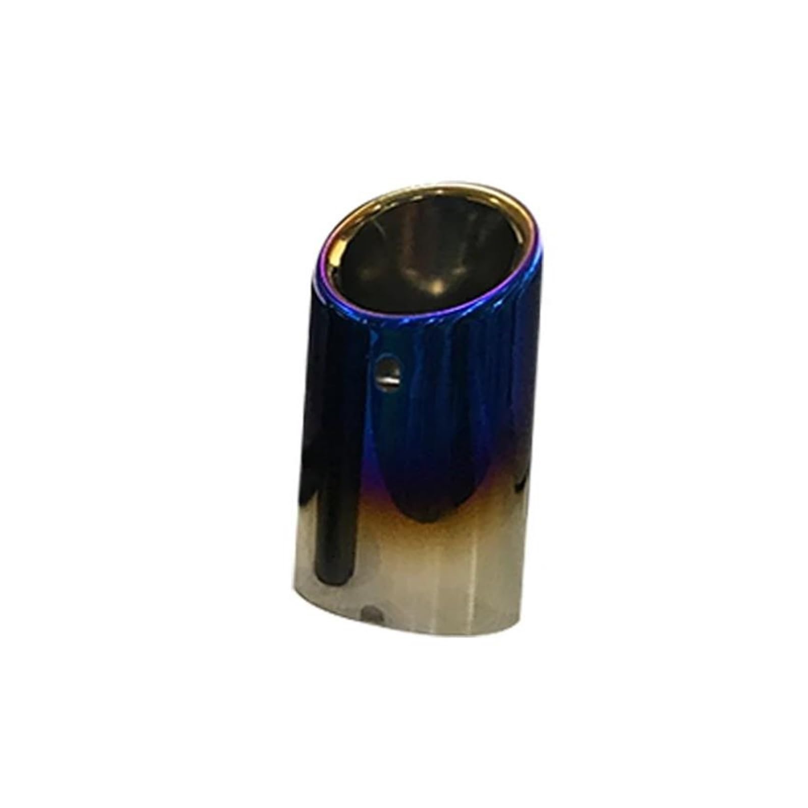 Abgasrohrleitungen 70 Mm Edelstahl-Autoauspuff Für VW Für Tiguan MK2 Für Golf 6 7 Mk7 Für Jetta Mk6 1.4T 1.6L Auspuffendrohr Autoschalldämpfer(1pcs Blue) von CAVINBDZ