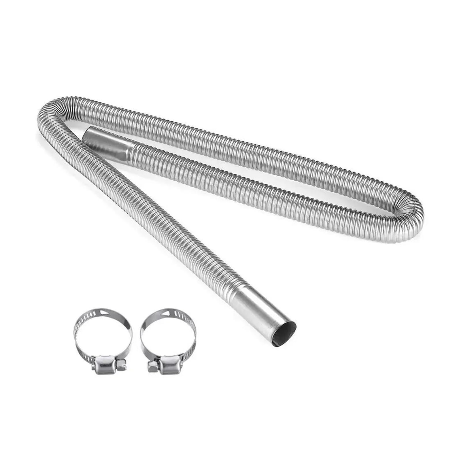 Abgasrohrleitungen Abgasschlauch Für Generator-Auspuffrohre Edelstahl Flexible Heizungsteile Abgasschläuche Autoschalldämpfer(250cm) von CAVINBDZ