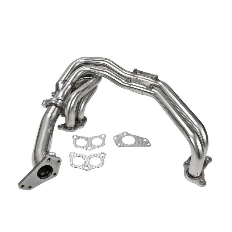 Abgasrohrleitungen Auspuffkrümmer Für Subaru Für Impreza WRX/STI 2.0 LE20/2.5 LEJ25 Für Legacy GT Für Forester XT Für Outback XT Autoschalldämpfer von CAVINBDZ