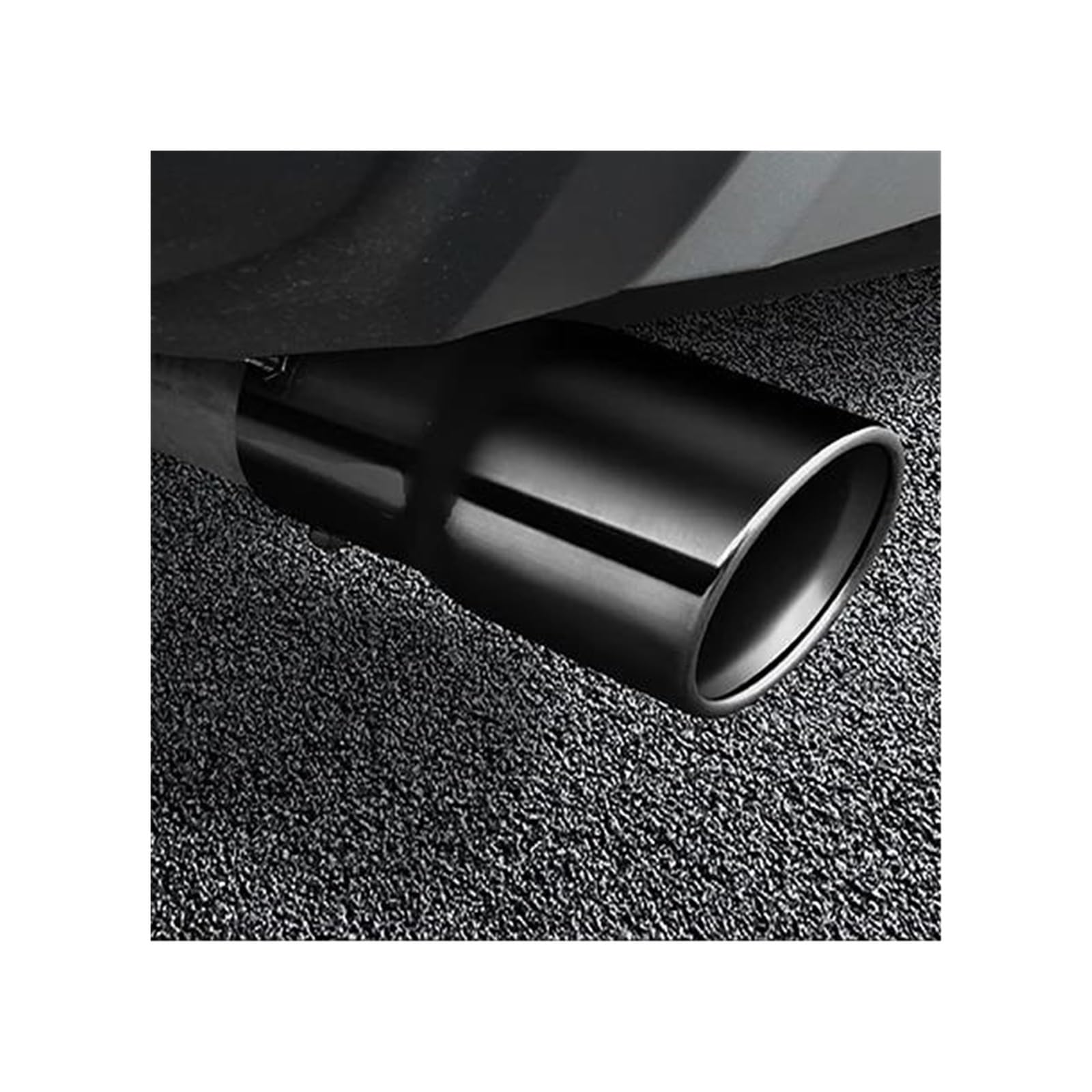 Abgasrohrleitungen Auto Edelstahl-Endrohr Auspuffrohr Für Toyota Für Land Cruiser 250 Für Prado Lc250 2024 2025 Autoschalldämpfer(Black) von CAVINBDZ