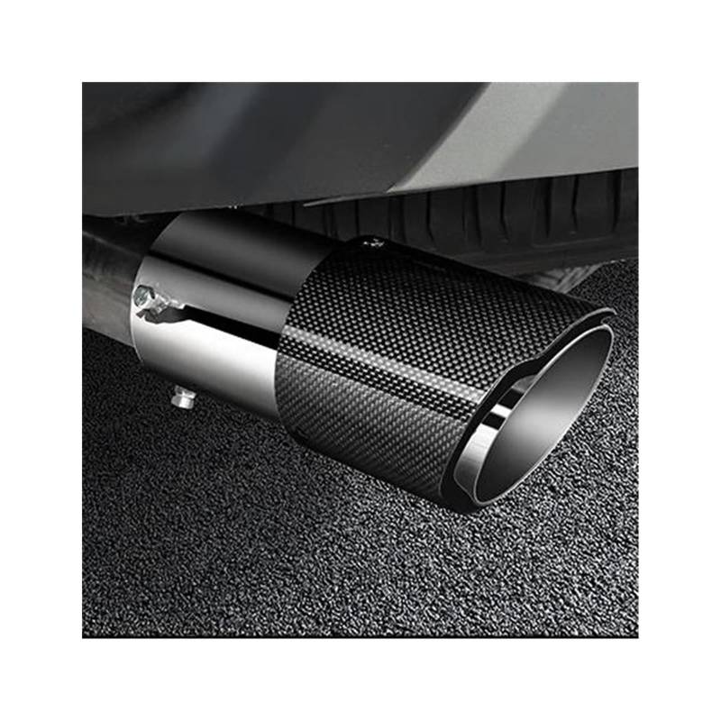 Abgasrohrleitungen Auto Edelstahl-Endrohr Auspuffrohr Für Toyota Für Land Cruiser 250 Für Prado Lc250 2024 2025 Autoschalldämpfer(Carbon Fiber Pattern) von CAVINBDZ