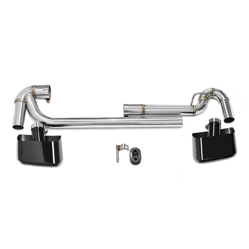 Abgasrohrleitungen Auto-Schalldämpfer-Endrohr Edelstahl Quadratisches Auto-Endrohr Auspuffanlage Für B&MW X3 F25 X4 F26 2011-2017 Autoschalldämpfer(Black) von CAVINBDZ