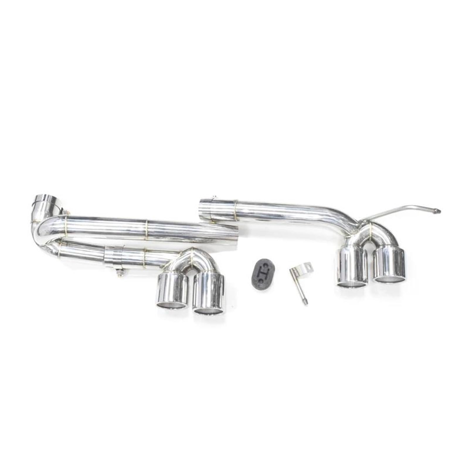 Abgasrohrleitungen Autoauspuff Auspuffblende Edelstahl Stoßstangenoptik Schalldämpferblende Für B&MW E90 E92 320i 318i 325i Up M3 Autoschalldämpfer(Silber) von CAVINBDZ