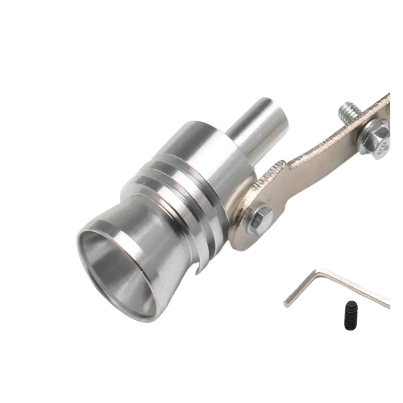 Abgasrohrleitungen Autoauspuffrohr Turbo Sound Whistle Für VW Für Polo Für Jetta Für Golf 7 5 6 Für P&assat B5 B6 B7 Autoschalldämpfer(Silber) von CAVINBDZ