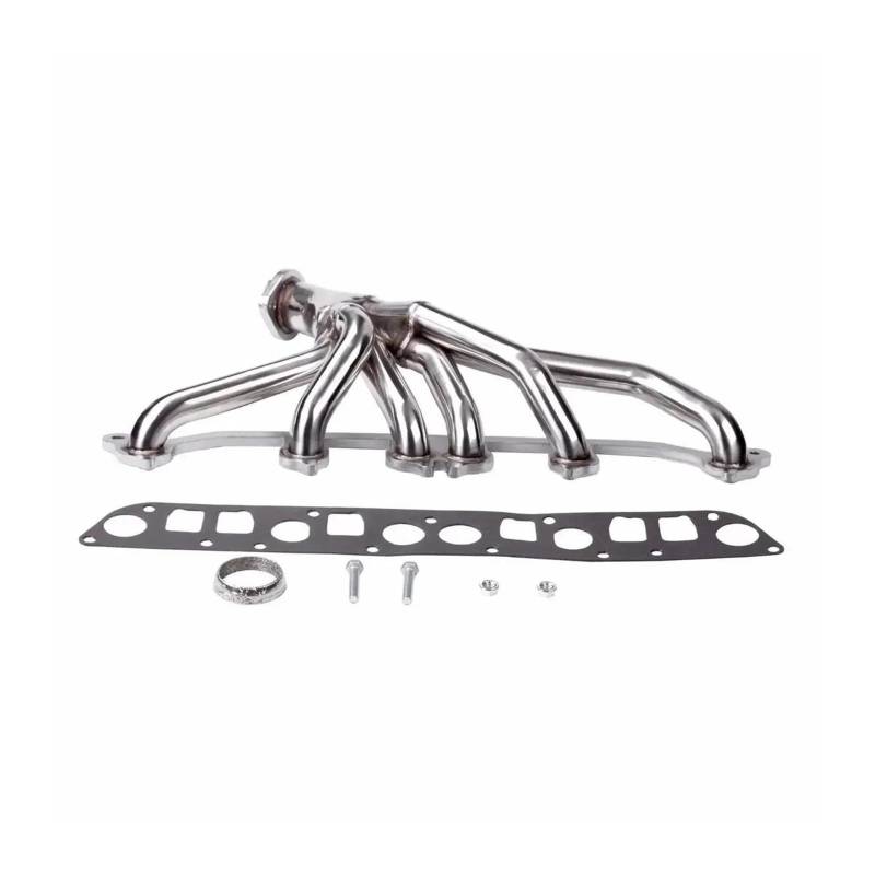 Abgasrohrleitungen Edelstahl-Auspuffkrümmer Für Jeep Für Wrangler Für Grand Cherokee TJ/YJ/XJ AMC 242 CID 4.0 1991-1999 Autoschalldämpfer von CAVINBDZ