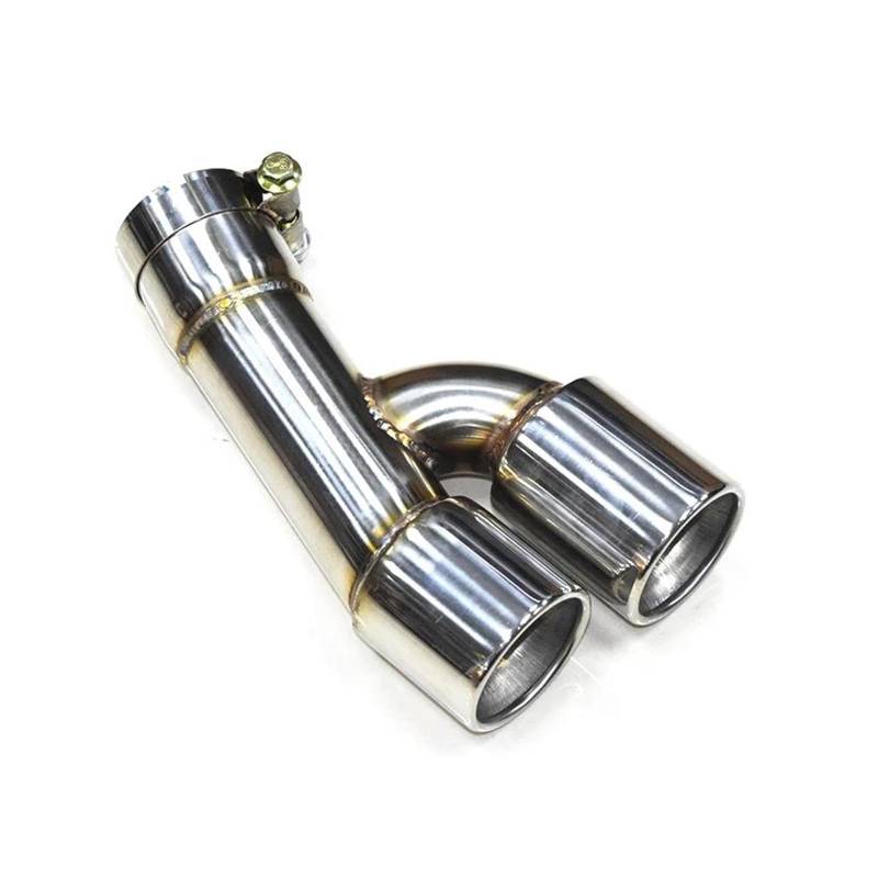 Abgasrohrleitungen Für B&MW 3er F30 F31 320i 318i 2013 2014 2015 2016 Doppel-Auspuffblende Autoschalldämpfer(Silver 318i) von CAVINBDZ