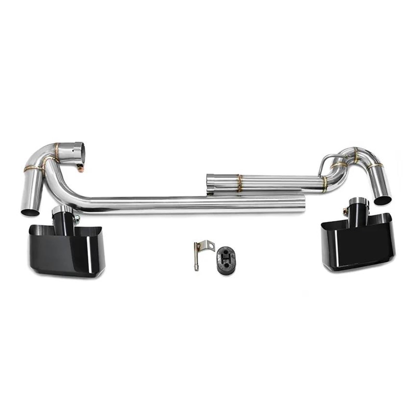 Abgasrohrleitungen Für B&MW X3 F25 X4 F26 2011-2017 Auto-Schalldämpfer-Endrohr Edelstahl Quadratisches Auto-Endrohr Auspuffanlage Autoschalldämpfer(Black) von CAVINBDZ