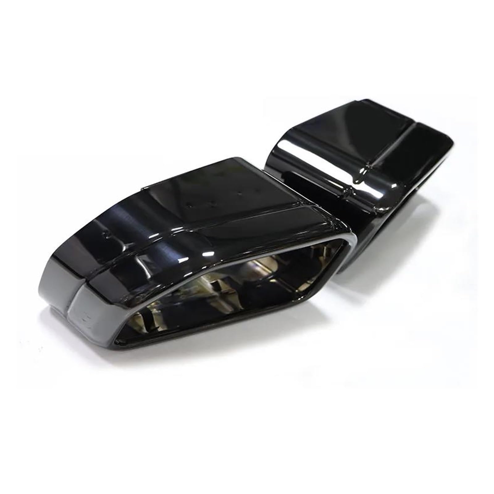 Abgasrohrleitungen Für B&MW X3 LCI G01 30i Ix EX X4 LCI G02 30iX Für M-Sport Autoauspuffblende Quadratische Auspuffrohr-Schalldämpferdüse Autoschalldämpfer(Black) von CAVINBDZ