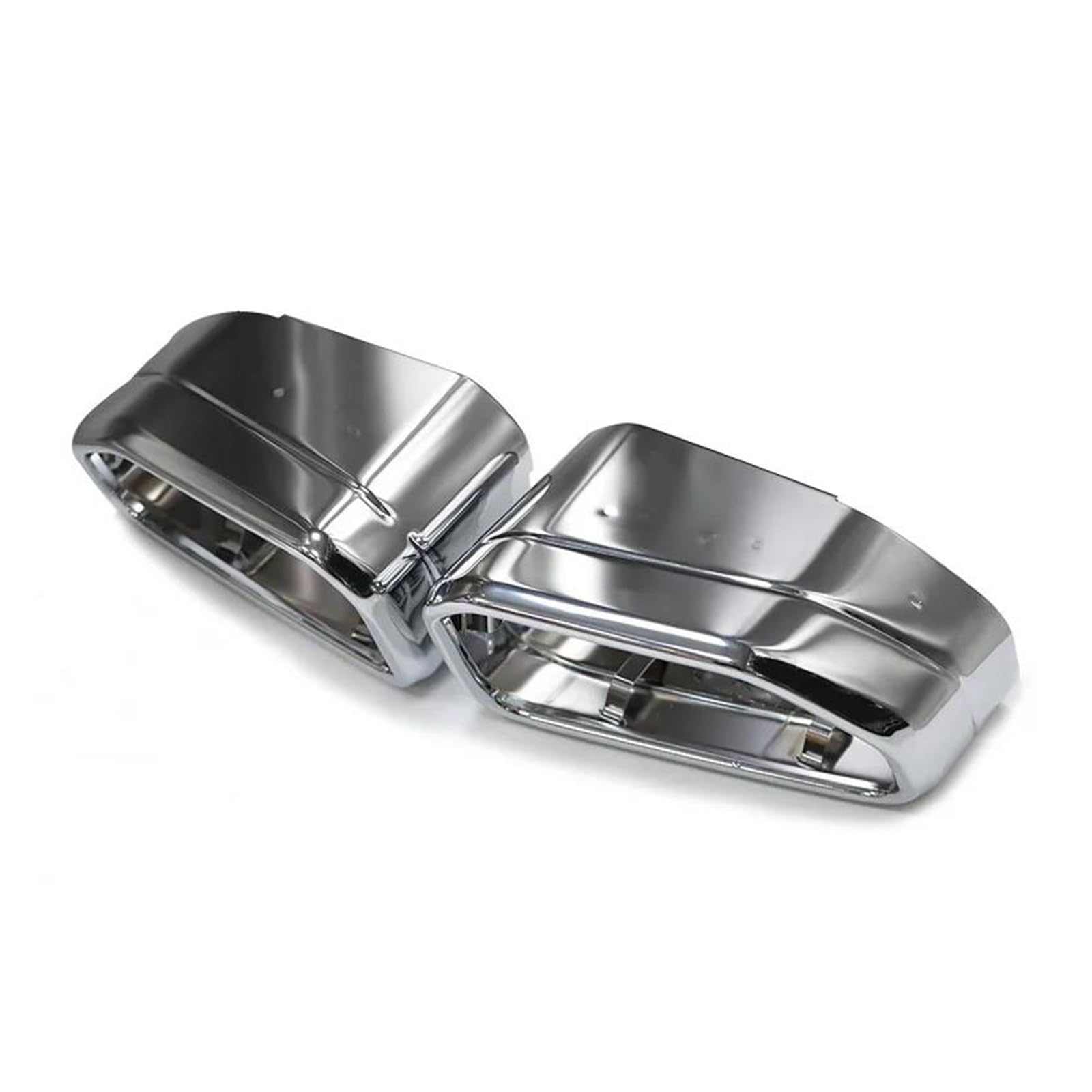 Abgasrohrleitungen Für B&MW X3 LCI G01 30i Ix EX X4 LCI G02 30iX Für M-Sport Autoauspuffblende Quadratische Auspuffrohr-Schalldämpferdüse Autoschalldämpfer(Silber) von CAVINBDZ