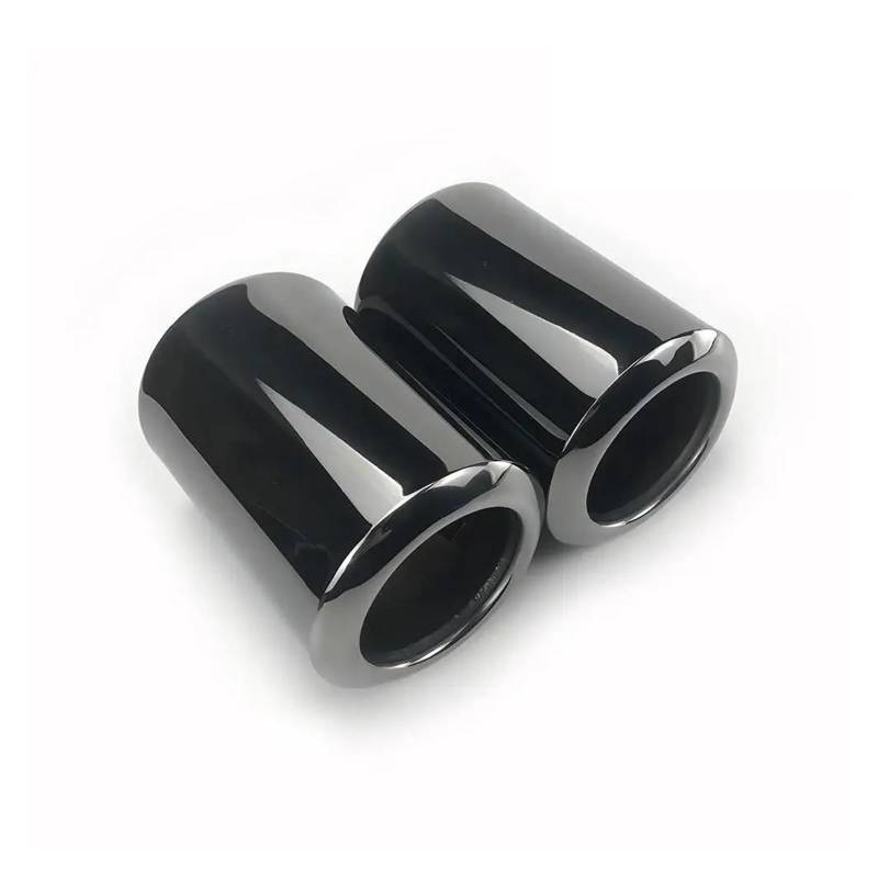 Abgasrohrleitungen Für Mazda CX30 CX-30 2020 2021 2022 Autoauspuff-Endrohr Rund Edelstahlrohr Auspuffendrohr Endrohrabdeckung Autoschalldämpfer(Black 2Pcs) von CAVINBDZ