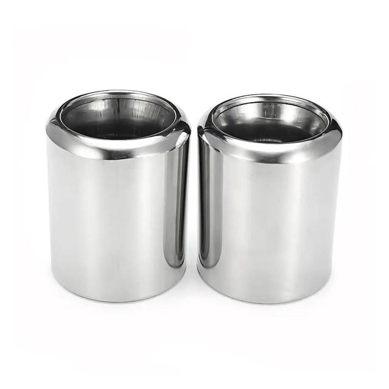 Abgasrohrleitungen Für Mazda CX30 CX-30 2020 2021 2022 Autoauspuff-Endrohr Rund Edelstahlrohr Auspuffendrohr Endrohrabdeckung Autoschalldämpfer(Silver 2Pcs) von CAVINBDZ