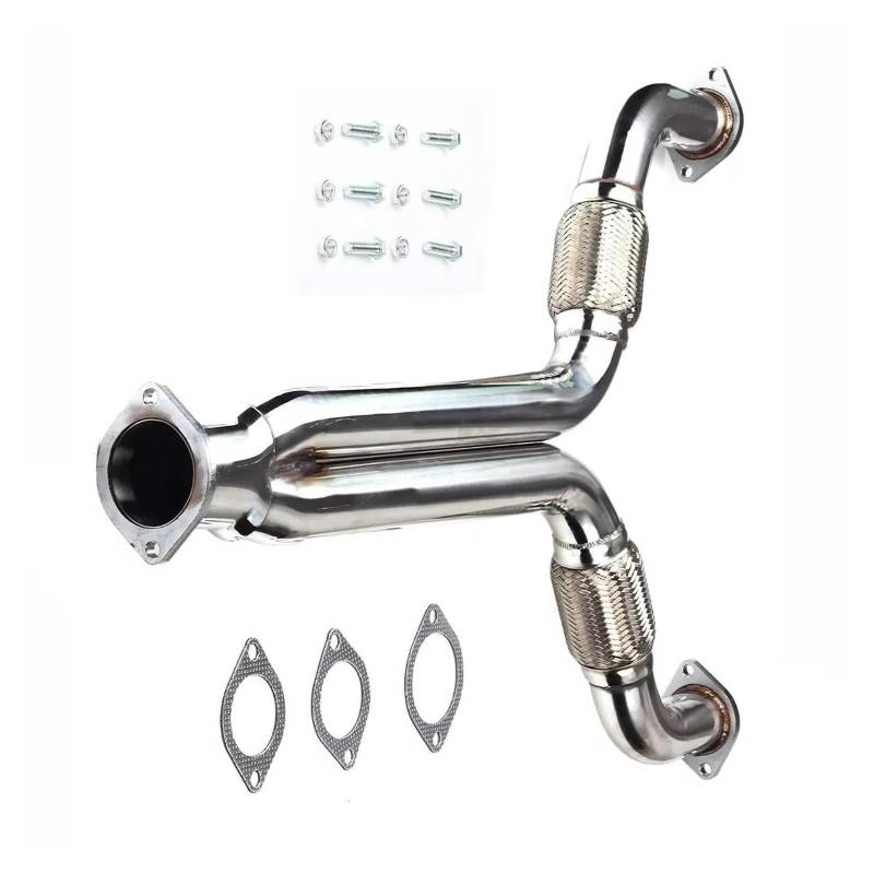 Abgasrohrleitungen Für N&issan 350Z G35 2004-2005 Auspuff-Fallrohr Aus Rostfreiem Stahl Auspuffkrümmer Mittelrohr Autoschalldämpfer von CAVINBDZ