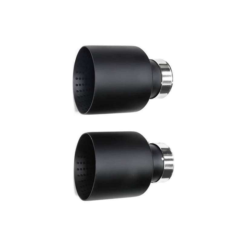 Abgasrohrleitungen Für VW Für Golf 7 MK7 GTI Für Golf R 1 Stück Edelstahl-Einzelauspuffblende Schalldämpferblende Auspuffblende Autoschalldämpfer(ID54MM OD101MM) von CAVINBDZ