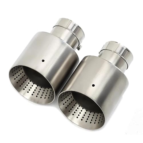 Abgasrohrleitungen Für VW GTI MK7 Für Golf 7 Düse 60MM 63mm Schalldämpferspitze 1 Stück Matt Edelstahl Autoauspuffspitze System Rohr Auspuffspitze Autoschalldämpfer(ID54MMOD89MM) von CAVINBDZ