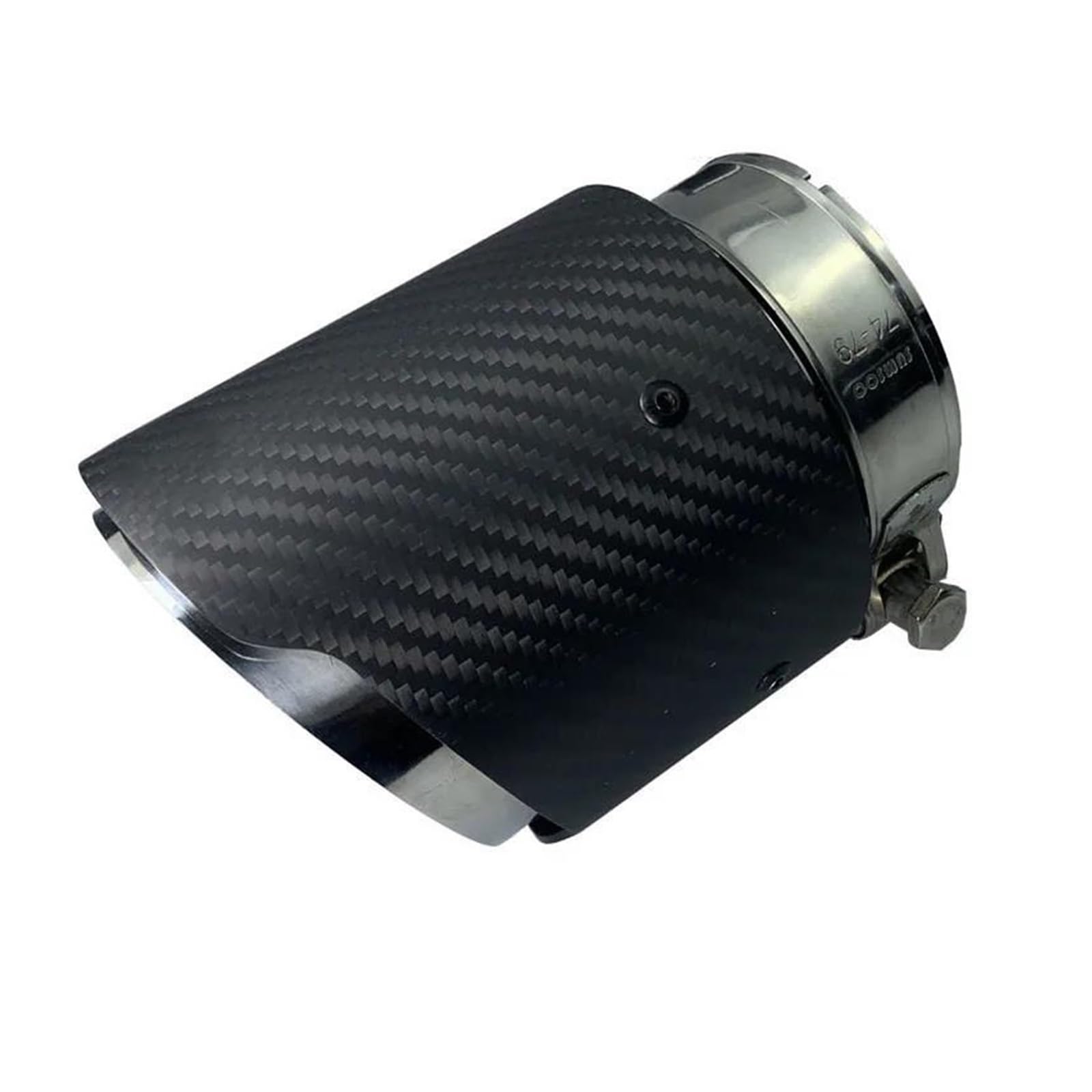 Abgasrohrleitungen ID 86mm OD 101mm Auto-Auspuffblende Aus Kohlefaser Für B&MW X5 E53 E70 X6 E71 F16 X1 F48 2015 2016 Autoschalldämpfer(Matte Carbon Fiber) von CAVINBDZ