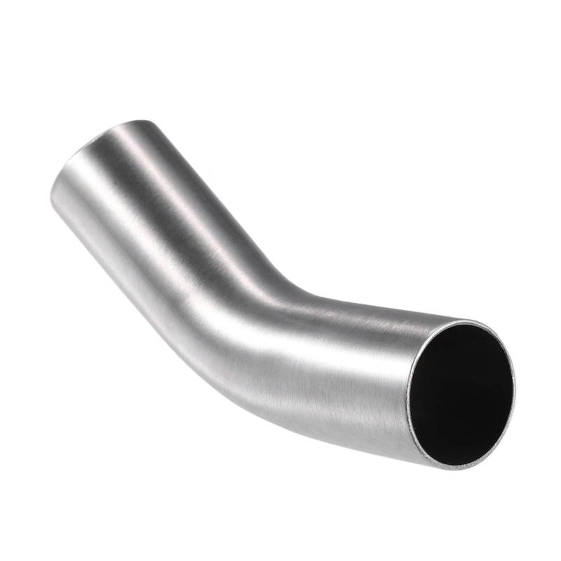 Abgasrohrleitungen OD 38mm 44mm 50mm 57mm 63mm 70mm 76mm Auto 45/90 Grad Biegen Ellenbogen Edelstahl Stahl Biegen Rohr Auspuff Ellenbogen Rohr Autoschalldämpfer(45 Deg OD 63.5mm) von CAVINBDZ