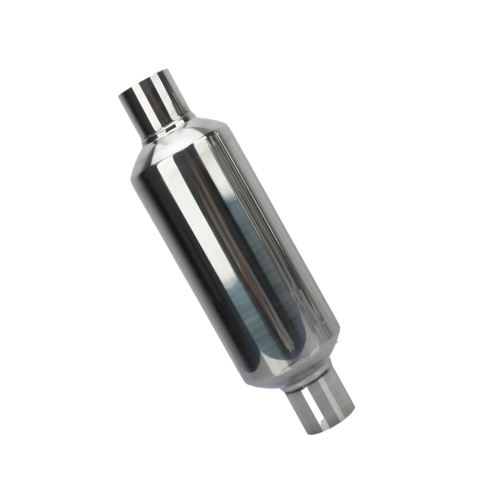 Abgasrohrleitungen Schalldämpferrohr Für Autoauspuffanlage Silberfarben 51MM 57MM 63MM 76MM Edelstahl Für Sport-Rennzubehör Modifizierter Universal-Boost Autoschalldämpfer(51x101x51) von CAVINBDZ