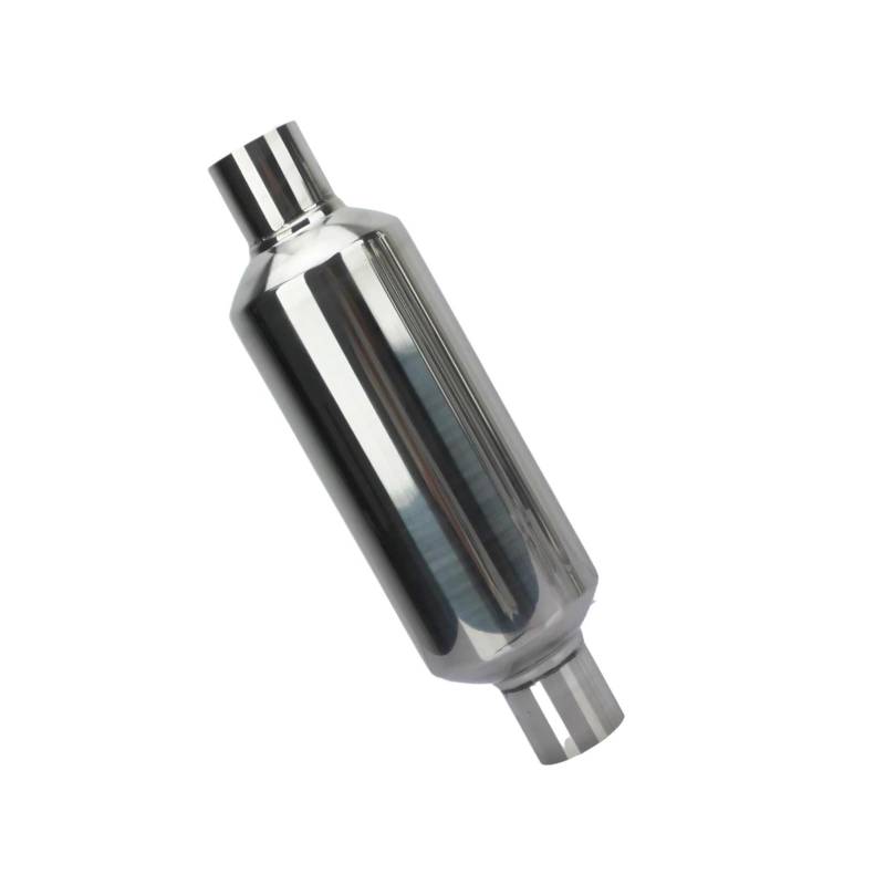 Abgasrohrleitungen Schalldämpferrohr Für Autoauspuffanlage Silberfarben 51MM 57MM 63MM 76MM Edelstahl Für Sport-Rennzubehör Modifizierter Universal-Boost Autoschalldämpfer(51x101x51) von CAVINBDZ