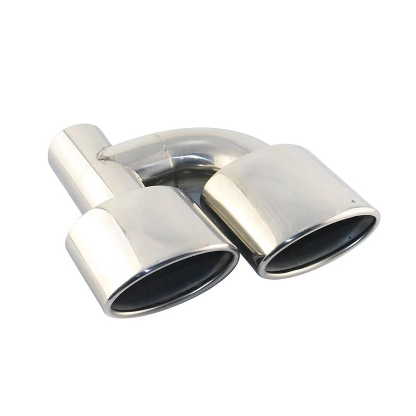Abgasrohrleitungen Schnittstelle 63mm Edelstahl Doppelauslass Autoauspuff Schalldämpfer Endrohr Für Benz W211 W204 C63 Autoschalldämpfer(Links) von CAVINBDZ