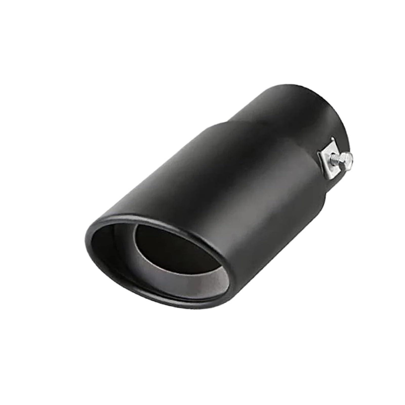 Abgasrohrleitungen Universales Auspuffendrohr Aus Edelstahl Fürs Auto Auspuffendrohr Auspufftopfendrohr Autozubehör Autoschalldämpfer(Straight-Black) von CAVINBDZ