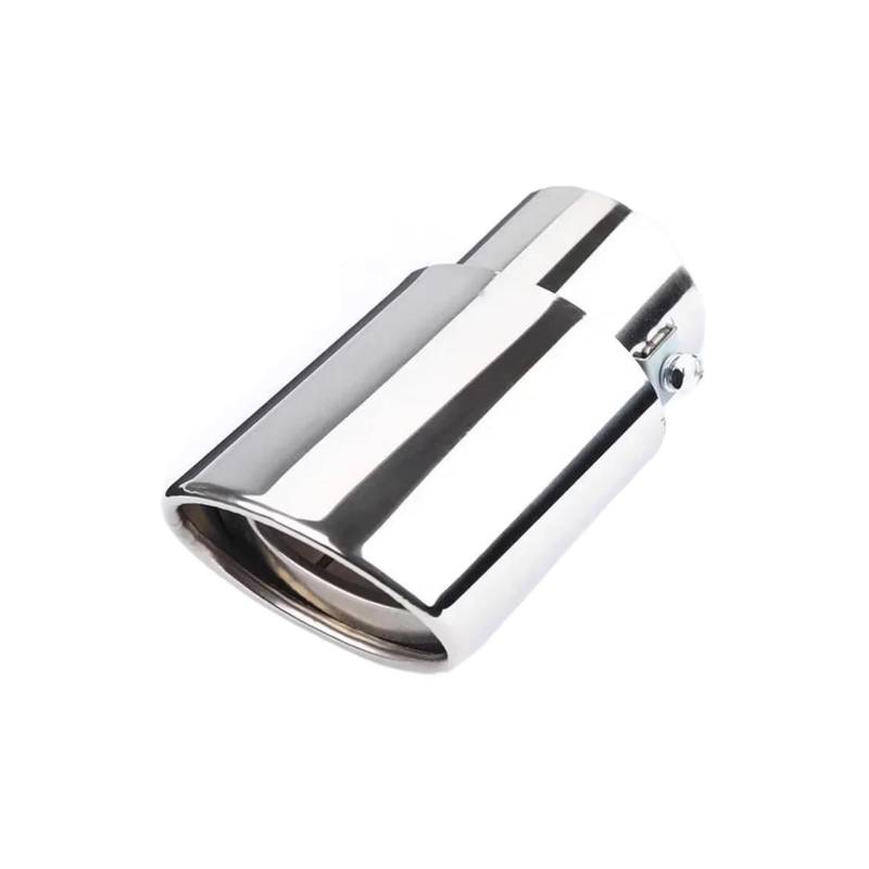 Abgasrohrleitungen Universales Auspuffendrohr Aus Edelstahl Fürs Auto Auspuffendrohr Auspufftopfendrohr Autozubehör Autoschalldämpfer(Straight-Silver) von CAVINBDZ