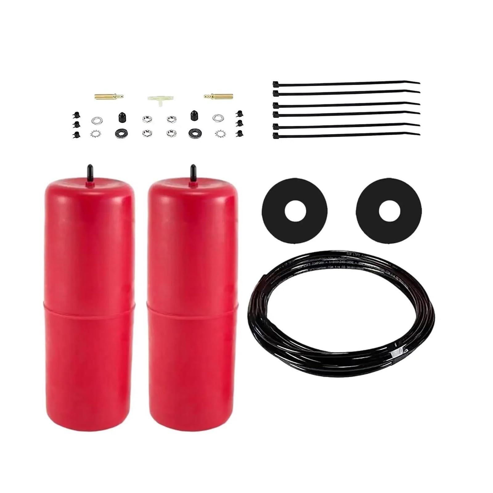 Luftfederung Luftfederung Kit Air Spring Kit Frühling Spule Set Für RAM 1500 Pickup 2019-2022 60818 Autoteile(Red) von CAVINBDZ