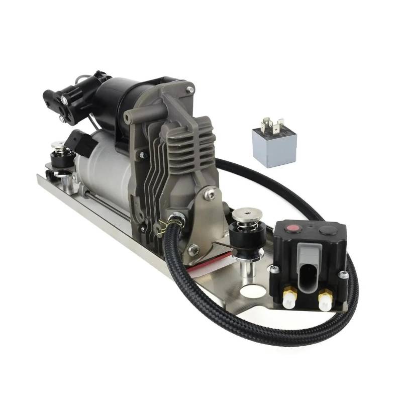 Luftfederung Luftfederung Kompressor Pumpe Montage Mit Halterung Und Magnetventil Block 37106793778 37206792855 Für B&MW E61 2005- Autoteile von CAVINBDZ