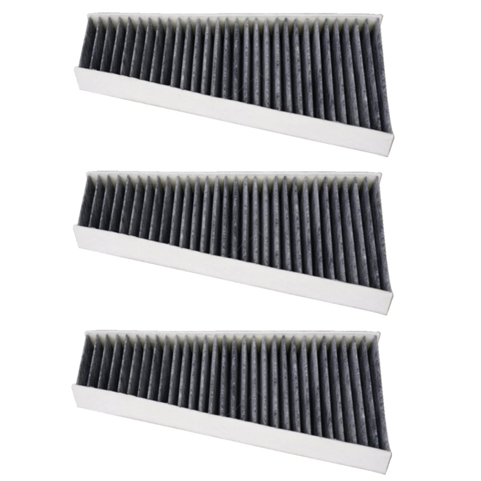CAXUMO Externer Innenraumfilter, for Audi, A4 B8 Q5 8R A5 8T 8F S5 Klimaanlage Außenfilter OEM 8KD819441 FT245 Pollenfilter Auto(Only 3 Filters) von CAXUMO
