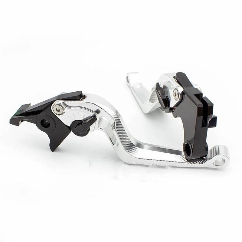Für Aprilia RSV4 Factory RSV4-R RSV4RR 2009-2018 CNC 3D Snake Aluminium Motorrad Zubehör Einstellbare Bremse Kupplung Hebel Kupplungshebel Bremshebel Kupplung(Silver-150mm) von CBCZTLLMVG