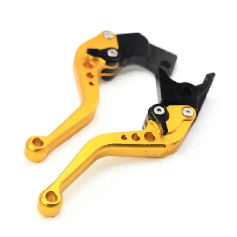 Für S1000RR 2010-2018/Für S1000R 2014-2018/Für HP4 2011-2015 Motorrad Griff Spurstange Kurze Bremse Kupplung Hebel Kupplungshebel Bremshebel(Short Gold) von CBCZTLLMVG