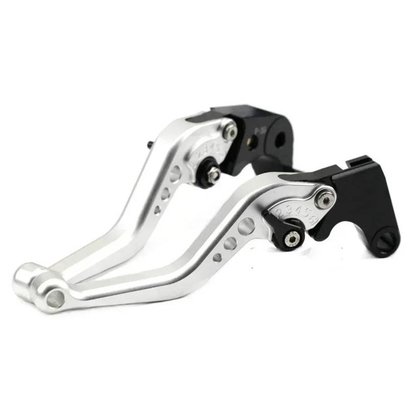 Für S1000RR 2010-2018/Für S1000R 2014-2018/Für HP4 2011-2015 Motorrad Griff Spurstange Kurze Bremse Kupplung Hebel Kupplungshebel Bremshebel(Short Silver) von CBCZTLLMVG
