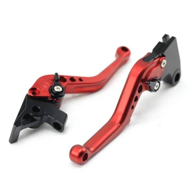 Für S1000RR 2010-2018/Für S1000R 2014-2018/Für HP4 2011-2015 Motorrad Griff Spurstange Kurze Bremse Kupplung Hebel Kupplungshebel Bremshebel(Short red) von CBCZTLLMVG
