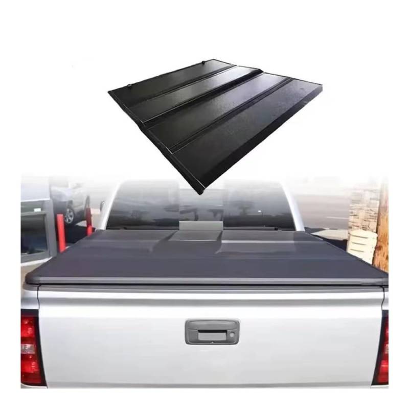 Pickup Truck Bed Vierfach gefaltet Harte vierfach gefaltete Tonneau-Abdeckung Kompatibel mit Ford F450 2008 Truck Tonneau-Abdeckungen von CBLOVR
