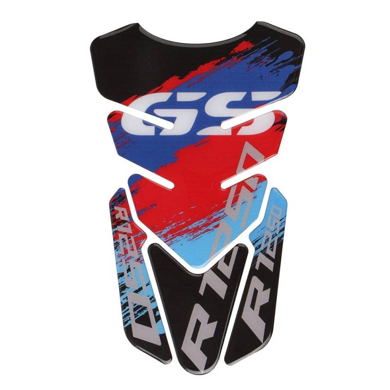 CBNFDKEOI Motorrad Gas Tank Pad Anti-Rutsch Tankpad-Aufkleber Für B&MW R 1250 GS R1250 ADV R1250GS Adventure 2018–2022 2023, Dreifach Schwarz, Motorrad-Kraftstofftank-Schutzaufkleber(7) von CBNFDKEOI