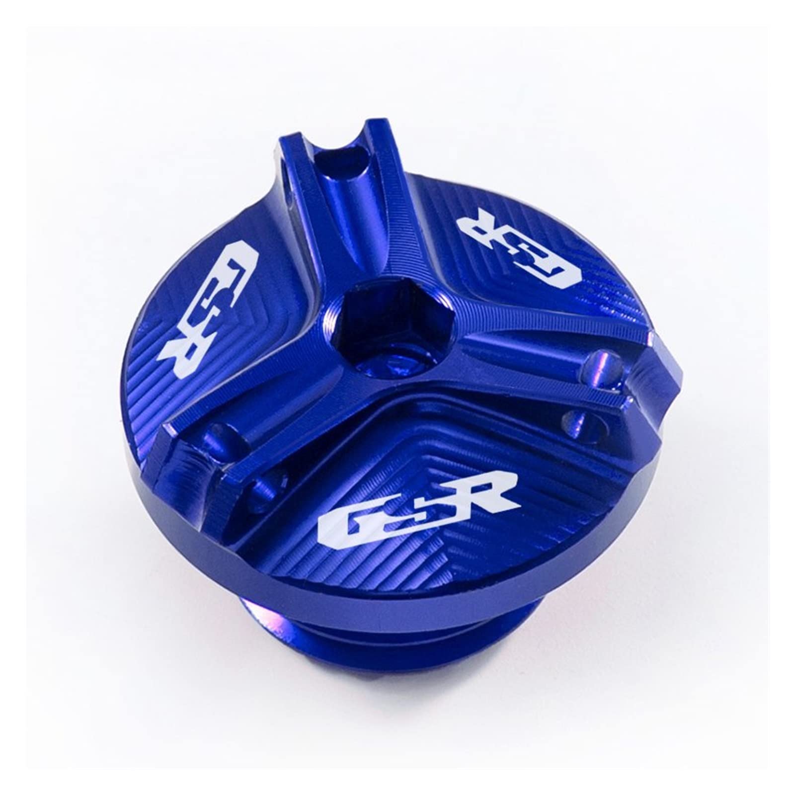 Öleinfülldeckelschraube Für Su-zu-ki GSR400 GSR600 GSR750 GSR 400 GSR 600 GSR 750 Motorrad Motoröldeckelschraube Tankdeckelschutz Zubehör (Color : Blau) von CBTPON