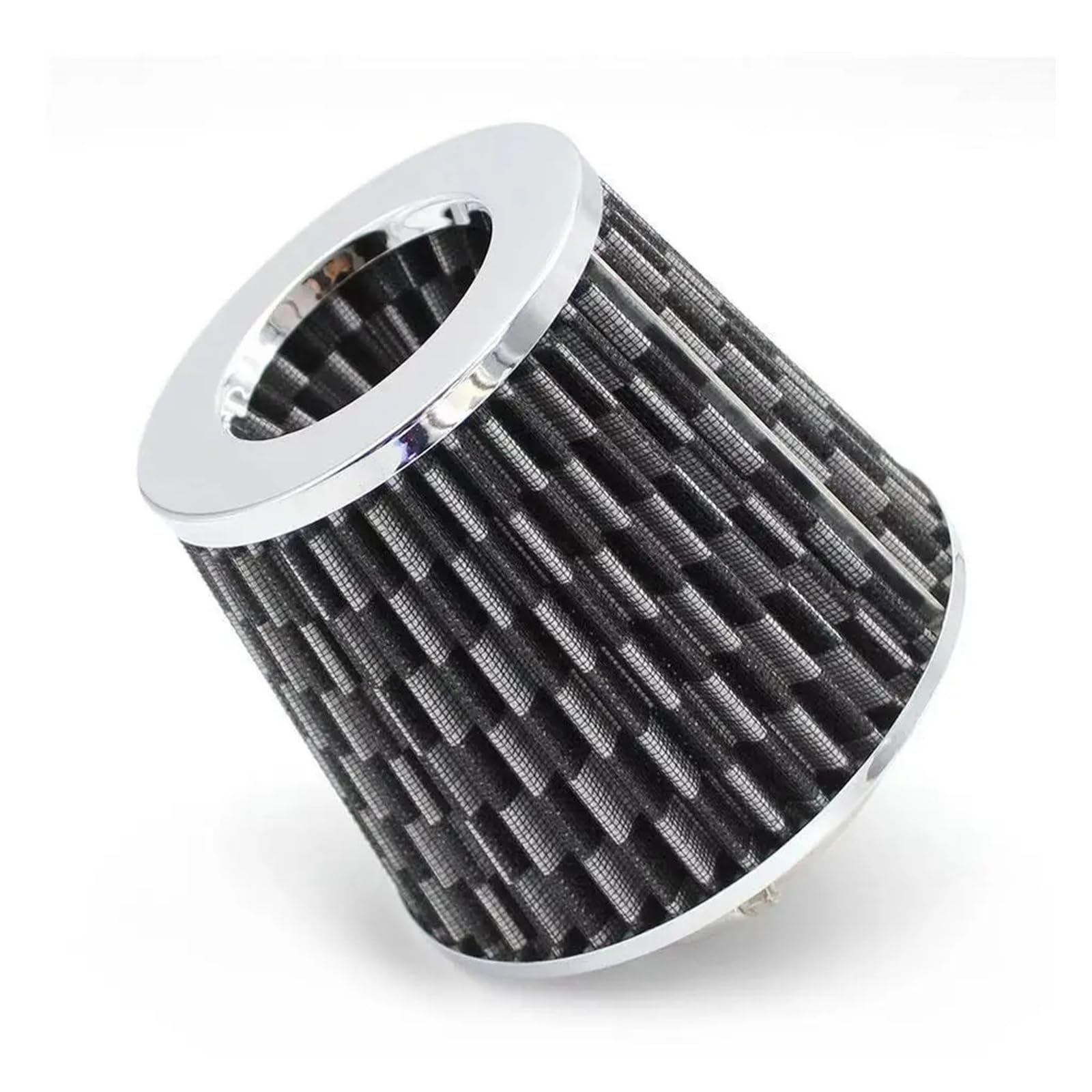 76MM 3 Zoll Auto-Luftfilter Entlüftungsfilter High Flow Intake Kit Mesh Cone Motorschutz Ersatz Autozubehör Universal(D) von CBTZQIXJ