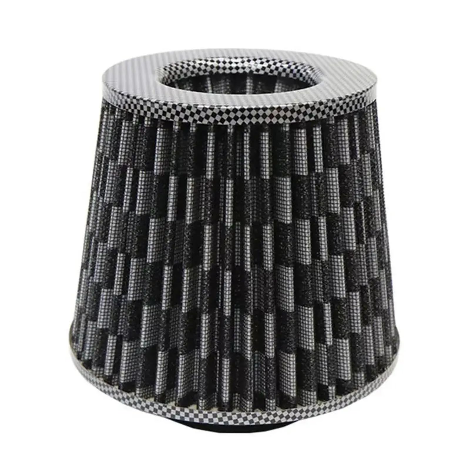 76MM 3 Zoll Auto-Luftfilter Entlüftungsfilter High Flow Intake Kit Mesh Cone Motorschutz Ersatz Autozubehör Universal(E) von CBTZQIXJ