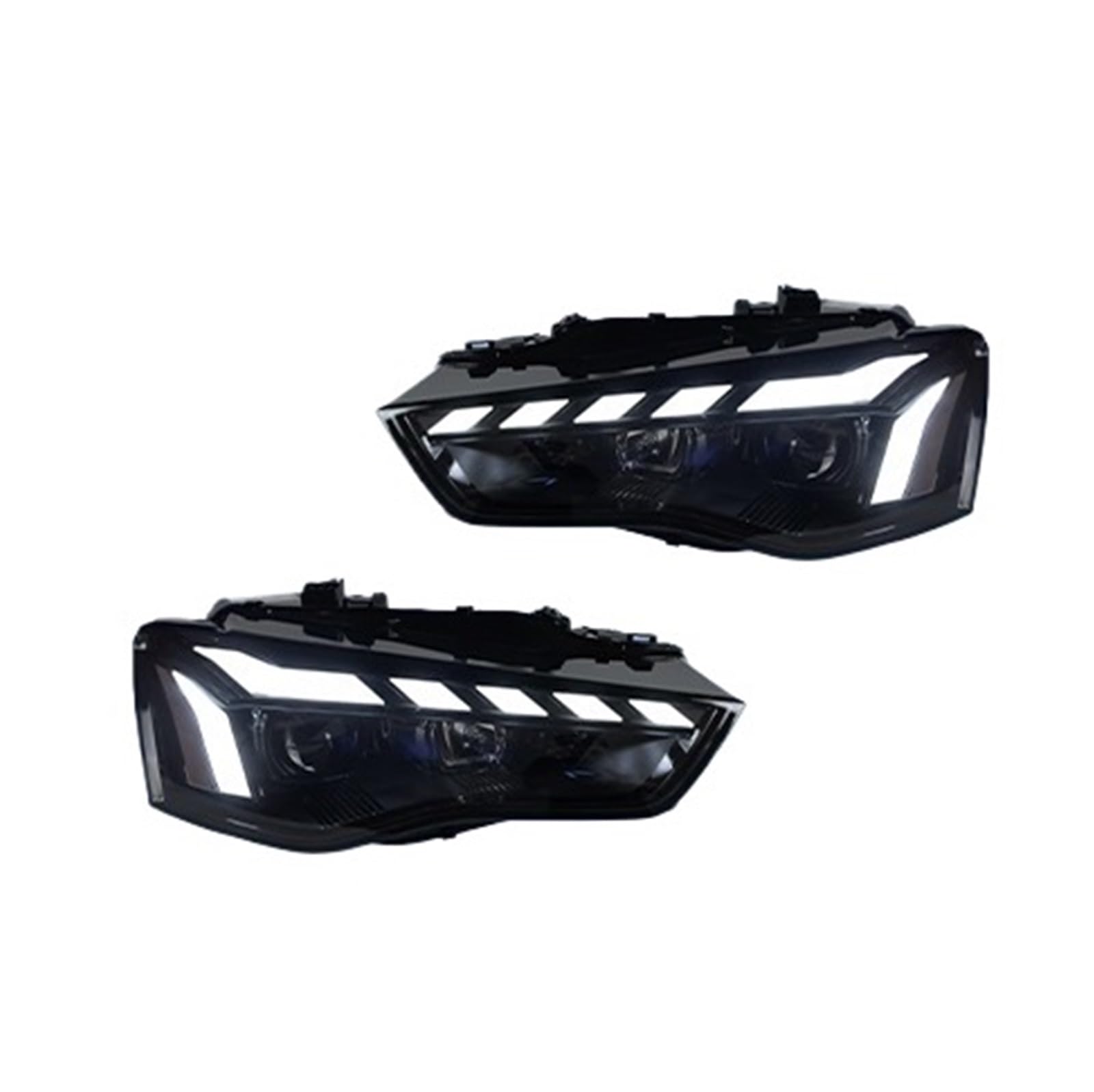 CBXPXVXP Auto-Frontlampen-Scheinwerfer, kompatibel for Audi A5 A5L S5 RS5 2008–2016, Auto-Upgrade-Streamer, dynamisches Startprojektorobjektiv-Zubehör(For 08-11 User) von CBXPXVXP