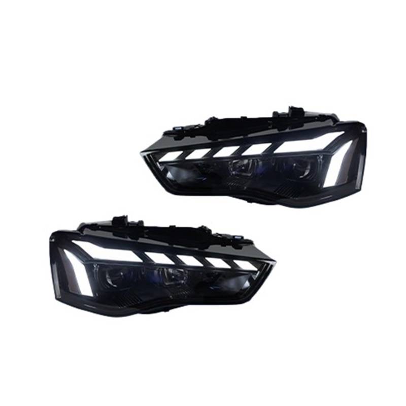 CBXPXVXP Auto-Frontlampen-Scheinwerfer, kompatibel for Audi A5 A5L S5 RS5 2008–2016, Auto-Upgrade-Streamer, dynamisches Startprojektorobjektiv-Zubehör(For 08-11 User) von CBXPXVXP