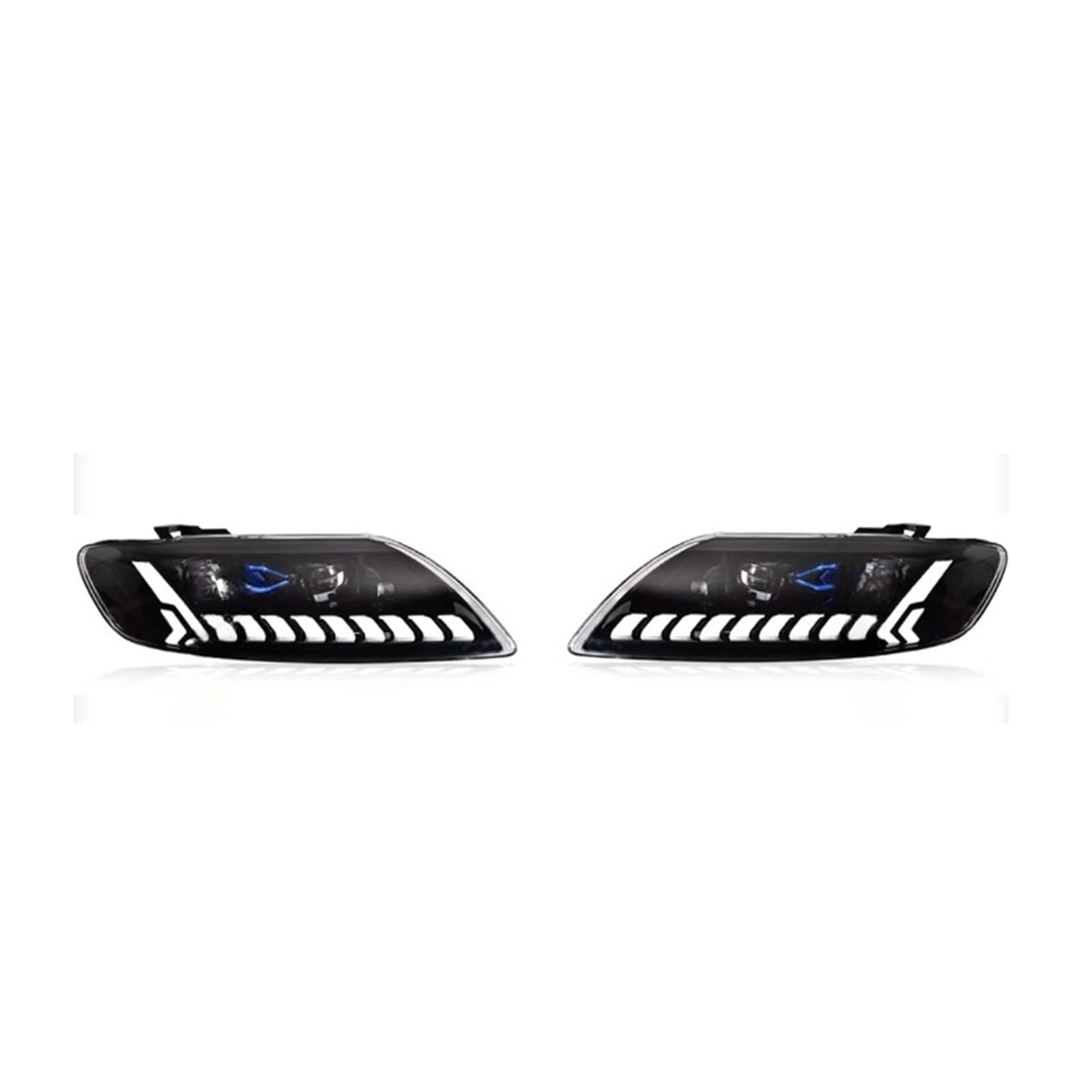 CBXPXVXP Auto Licht Scheinwerfer Kompatibel for Audi Q7 2006-2015 Projetor Kopf Lampe Tagfahrlicht Automotive Zubehör(For 06-09 No AFS) von CBXPXVXP
