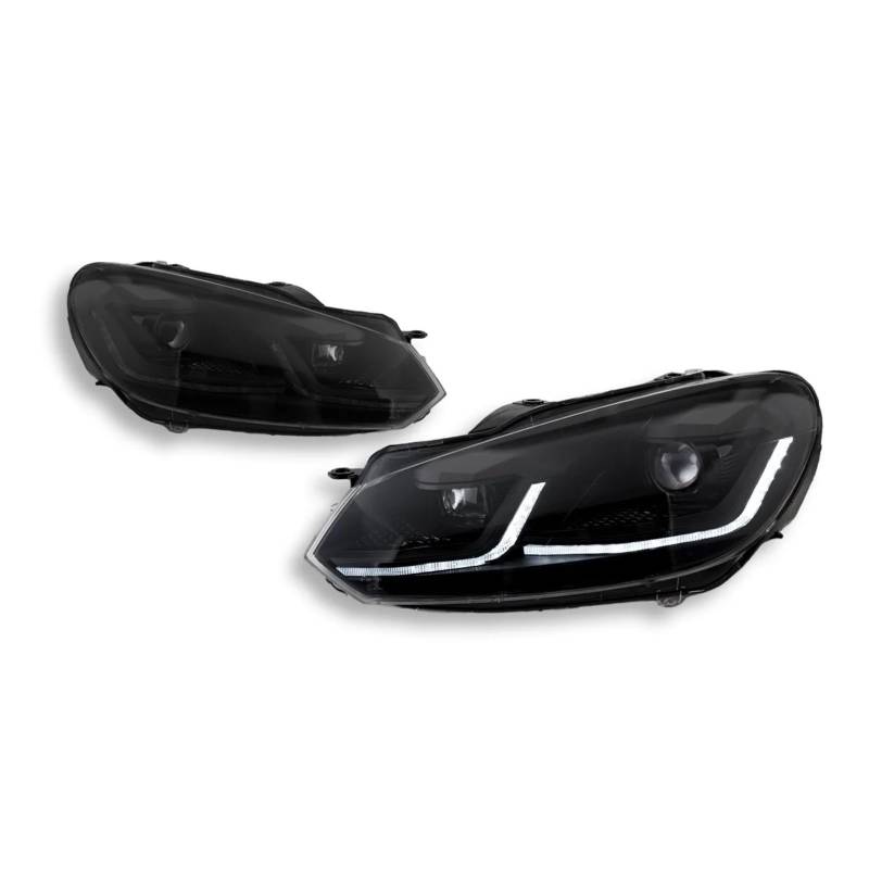 CBXPXVXP Autolicht kompatibel for VW Golf 6 Scheinwerfer Mk6 2009-2012 Projektorlinse Scheinwerfer DRL Blinkerlampen Lampen von CBXPXVXP