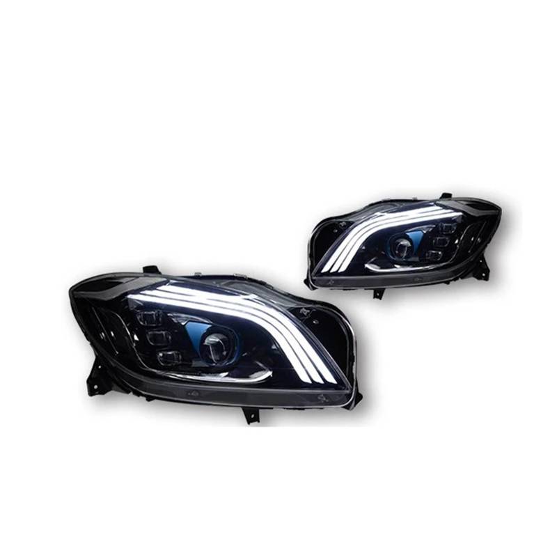 CBXPXVXP Autolichter, Scheinwerfer, kompatibel mit Benz W164 ML-Scheinwerfer 2009–2012 ML350 ML500, Drl-Projektorobjektiv, Autozubehör von CBXPXVXP