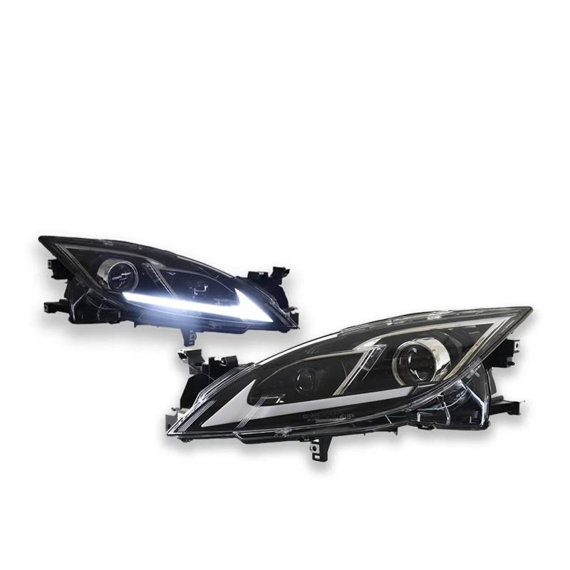 CBXPXVXP Autolichter Scheinwerfer Kompatibel for Mazda 6 Ruiyi 2009-2016 Projektor Kopf Lampe Tagfahrlicht Autozubehör von CBXPXVXP