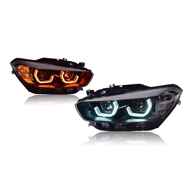 CBXPXVXP Autoscheinwerfer Kompatibel for BMW 1er F20 2015-2018 Autolampen Tagfahrlicht Dynamische Blinker Autozubehör(For Xenon) von CBXPXVXP