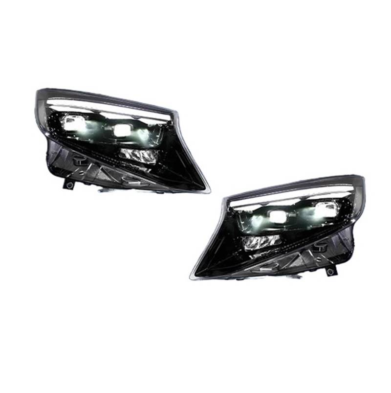 CBXPXVXP Autoscheinwerfer Kompatibel for Benz Vito W447 V250 V260 V300 2017-2024 Autofrontlampen Montage Upgrade Dual-Projektorobjektiv Zubehör von CBXPXVXP