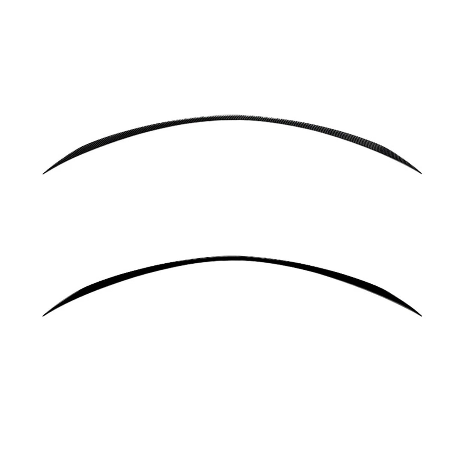 CBXPXVXP Heckspoiler Kompatibel for Mercedes Benz C-Klasse Limousine W205 Kofferraum 2015-2021 Deflektor C63s AMG Stil Schwarz glänzend(Unpainted) von CBXPXVXP