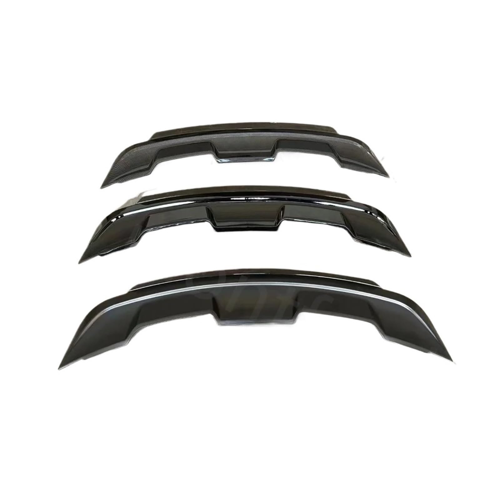 CBXPXVXP Heckspoiler Kompatibel for Mustang Spoiler GT500 2015 2023 Von Glossy Black DIY Carbonfasermuster Material ABS(Glossy Black) von CBXPXVXP